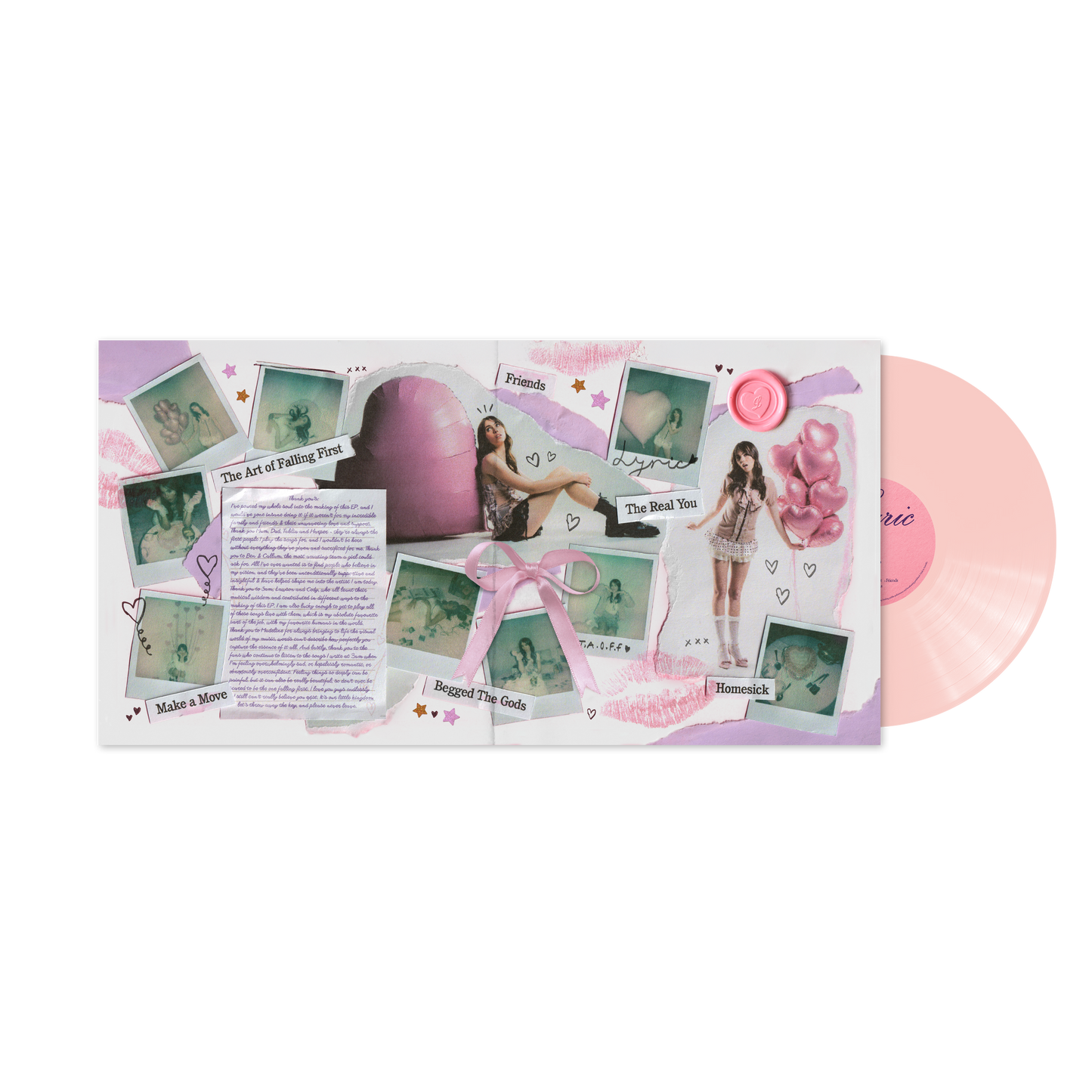 The Art of Falling First Vinyl with Signed Art Card