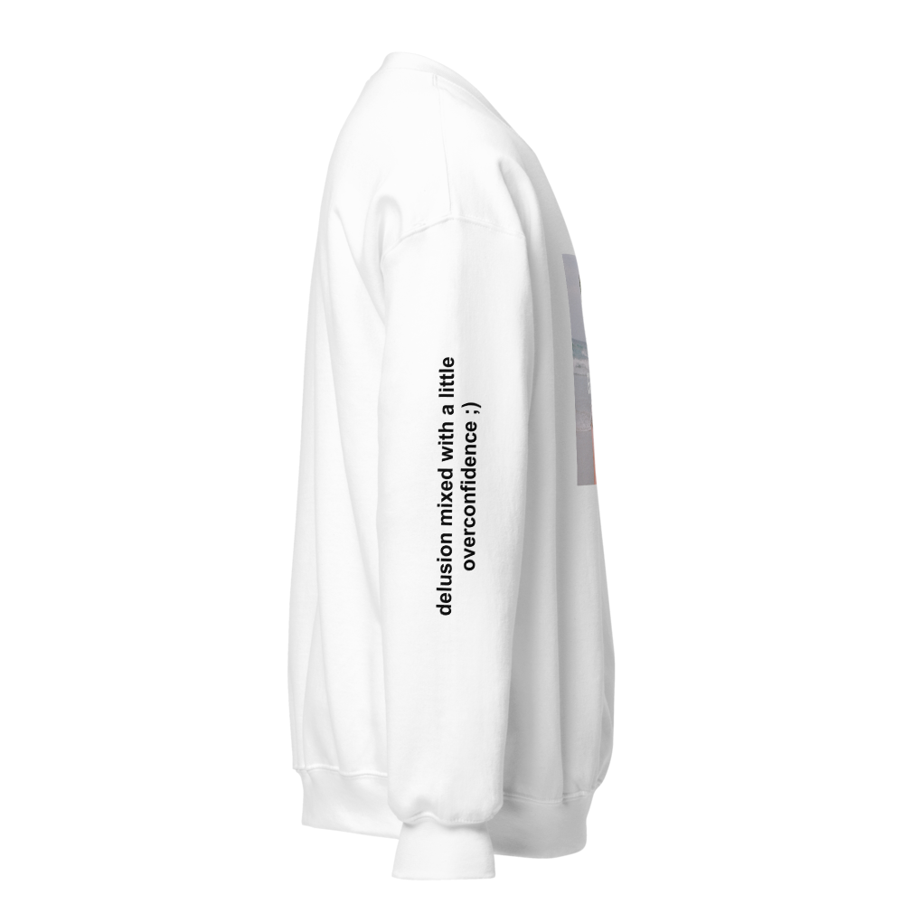 VAULT: Gravity White Crewneck