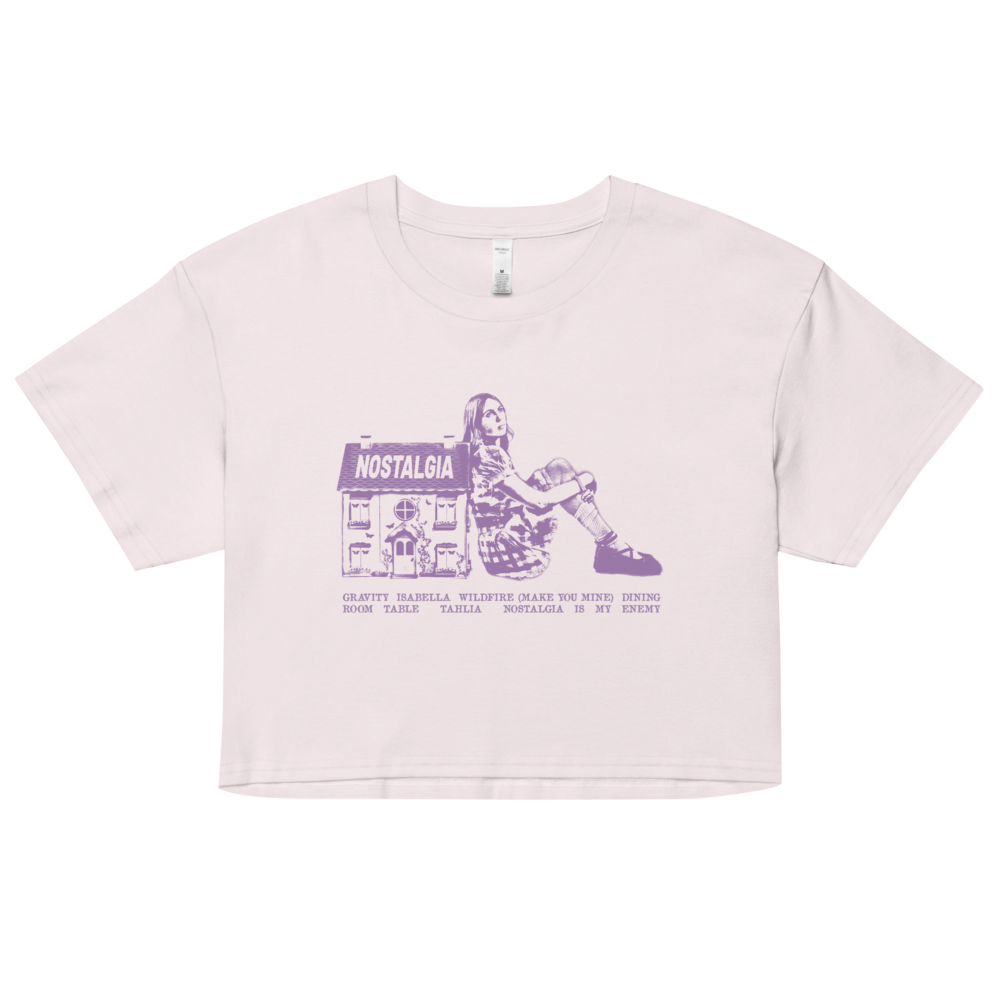 Nostalgia Light Pink Crop-Top