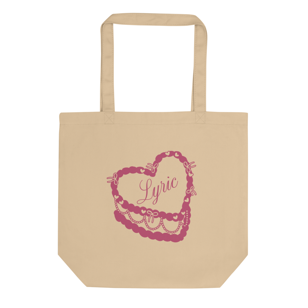 The Art of Falling First Heart Cake Tote Bag