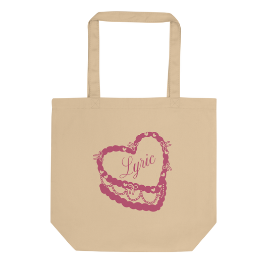 The Art of Falling First Heart Cake Tote Bag